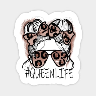 Queen Life Pigtails Magnet