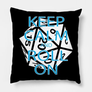 RPG Dice Shirt d20 | Keep Calm Shirt Pillow