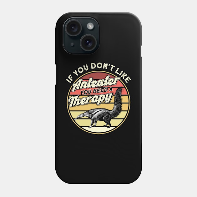 Zoo Animal Lover Anteater Phone Case by Toeffishirts