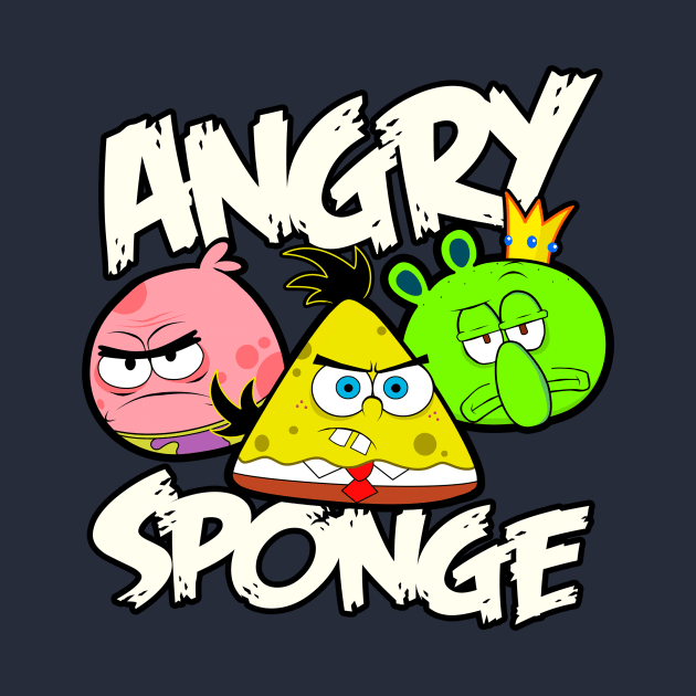 Angry Sponge by Olechka