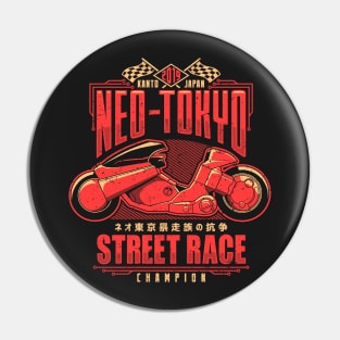 Neo-Tokyo Street Race Champion Pin