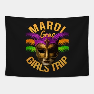 Mardi Gras Girls Trip Tapestry