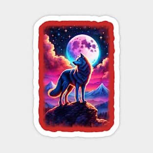 Wolf Moon Magnet