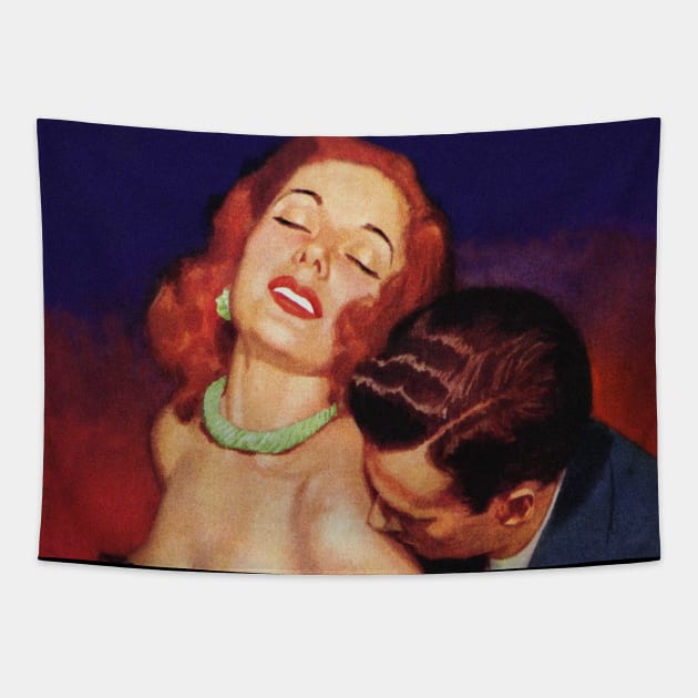 Vintage pulp cover - Love making Tapestry by Click Here For More