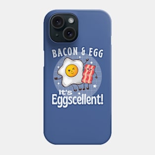 Funny Bacon and Egg Shirt, Unisex breakfast shirt, Funny Breakfast and Cooking Shirt, Gift shirt for Egg and Bacon Lover, Funny Slogan shirt Phone Case
