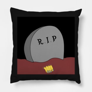 Rising from the grave Pillow