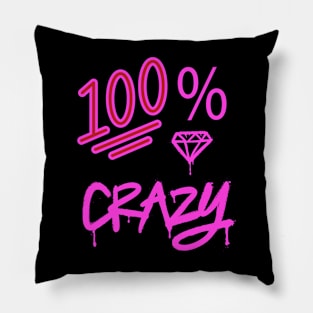 100% CRAZY SET DESIGN Pillow