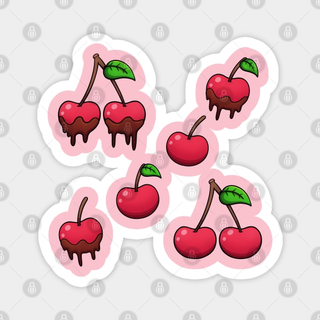 Cherries Magnet by TheMaskedTooner