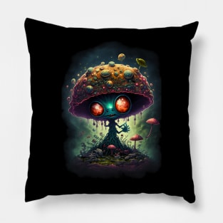 Mushroom Alien Pillow