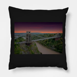 Clifton Suspension Bridge Pillow
