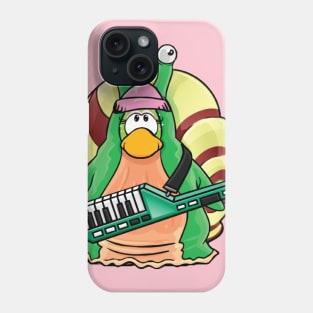 Beanie Snail Penguin with Keytar Phone Case