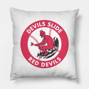 Devils Slide Red Devils Baseball Pillow