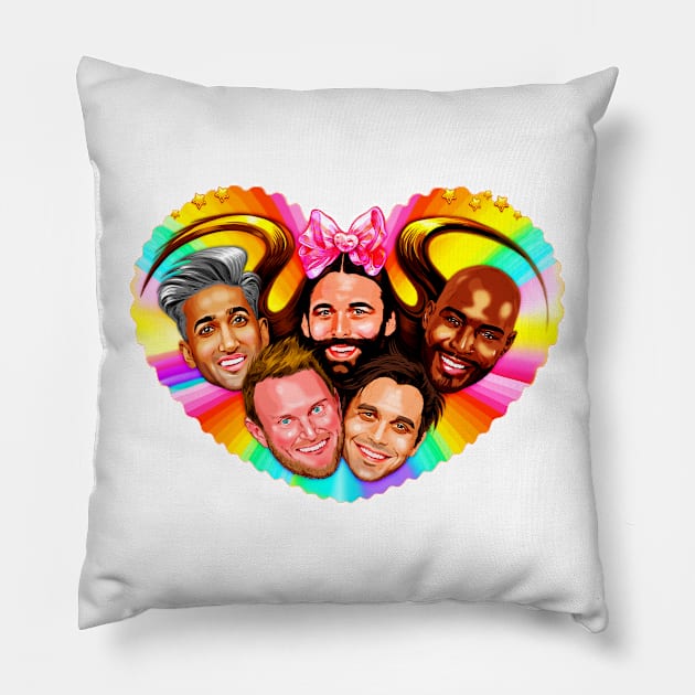 FAB FIVE Pillow by helloVONK