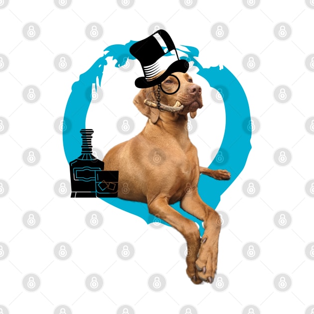 Lord Vizsla Blue by Digital Canvas Ltd