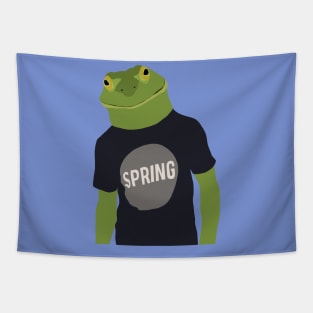 Frog Man Tapestry