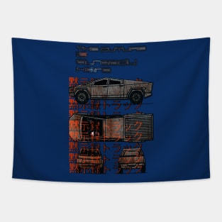 Postapocalypse truck Tapestry