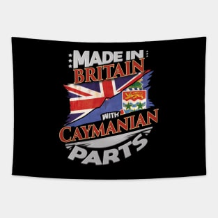 Made In Britain With Caymanian Parts - Gift for Caymanian From Cayman Islands Tapestry