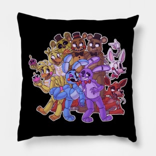 The Gang's All Here Pillow