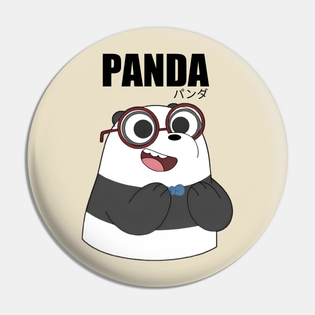 panda Pin by ACID FACE