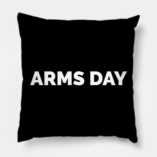 Motivational Workout | Arms Day Pillow