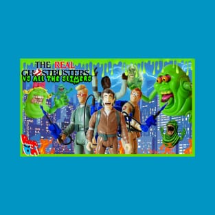 The real ghostbusters vs Slimers T-Shirt