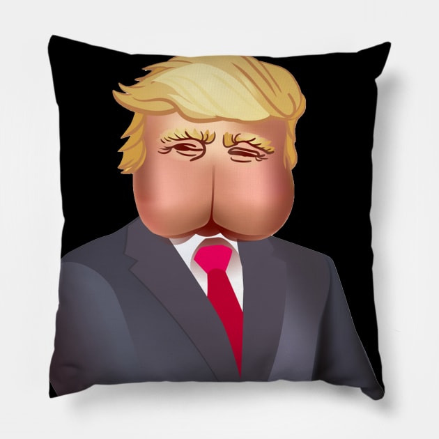 Impeach Trump - Funny Anti Trump Impeachment T-Shirt Pillow by tshirtQ8