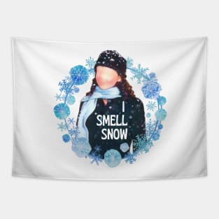 I Smell Snow - White - Gilmore Tapestry