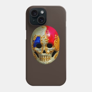 Music and skull Mask Phone Case