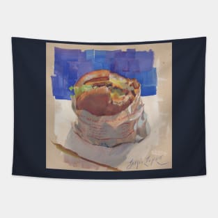 Cheeseburger Tapestry