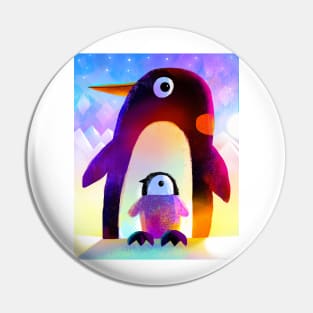 Penguin with Baby Pin