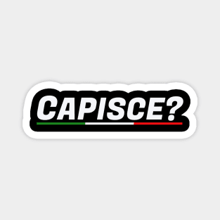 italian slogans: CAPISCE? Magnet