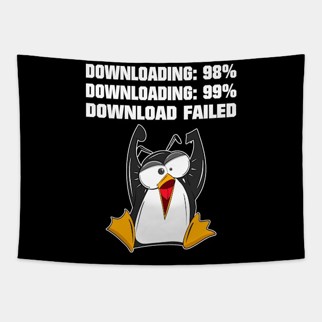 Download Failed Linux Penguin freaks out after downloading Tapestry by Cedinho