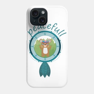 dreamcatcher indian teddy Phone Case