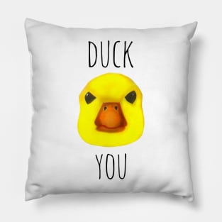 Duck You Pillow