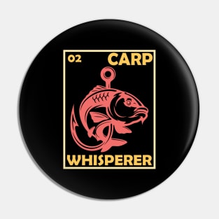 Carp Fishing Whisperer Pin