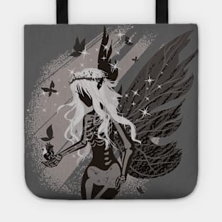 Gothic Skeleton Fairy Grunge Tote