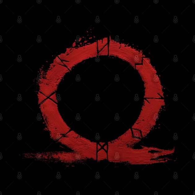 God of War PS4 - Omega Symbol by Dopamine Creative