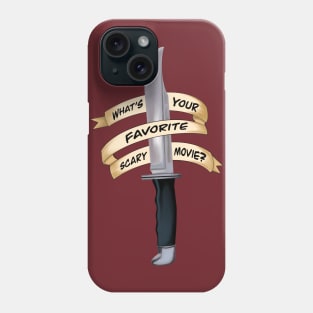 Scream movie Phone Case