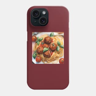 National Spaghetti Day - January 4 - Watercolor Phone Case