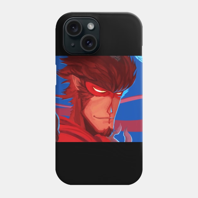 Monkey King Golden Eyes Phone Case by 	 FatharaniYasmin