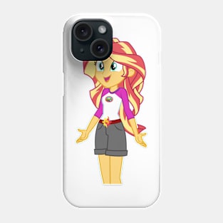 Sunset Shimmer embraces magic Phone Case