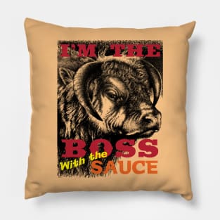 BBQ Bull Pillow