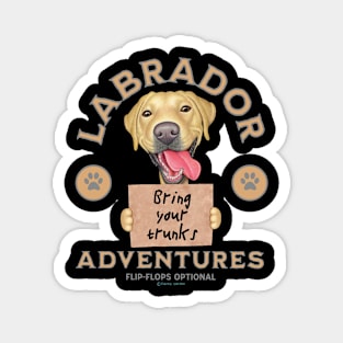 Labrador Retriever Adventures Magnet