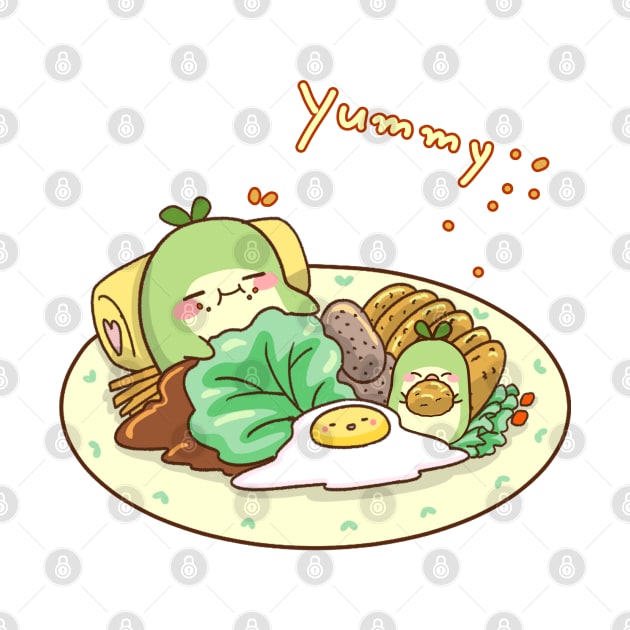 yummy and sleep by Mochipang