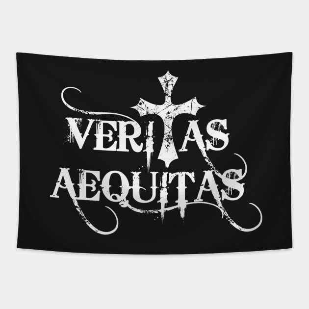 Veritas Aequitas (truth and justice) Tapestry by Artizan