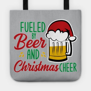 Fueled By Beer and Christmas Cheer Tote