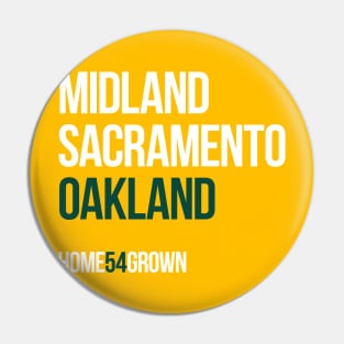 "Homegrown Series" Oakland: Sonny (Gold) Pin