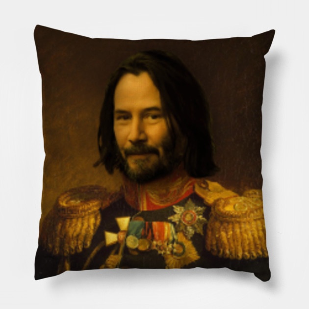 Keanu Reeves Classical Painting Keanu Reeves Pillow Teepublic