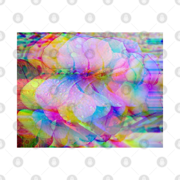 Abstract Photograph Floral Periwinkle by AJDesignsstuff