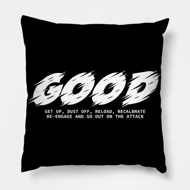 GOOD Motivational Jocko Navy Seals Pillow by danieldamssm